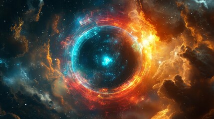 Obraz premium Mysterious Cosmic Portal