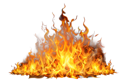 Fire flames effect layer png