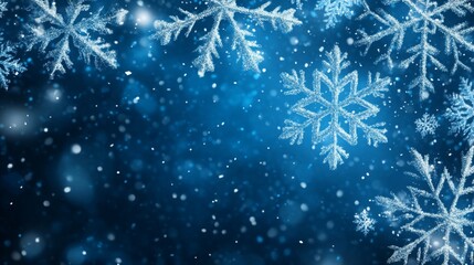 Snowflakes Background for Winter Design