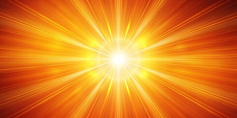 Fototapeta premium Golden Radiance Abstract Digital Illustration with Radial Lines and a Bright Center