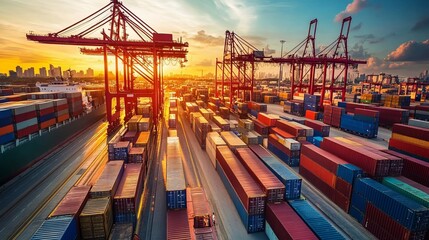 Containers, cargo ships, trucks, warehouses, and logistics enable the efficient movement of goods in the import-export industry. This integrated system handles transportation, storage