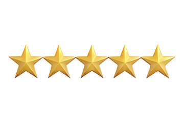 Five star rating png
