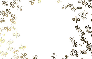 percent sign percentage icon interest rate background