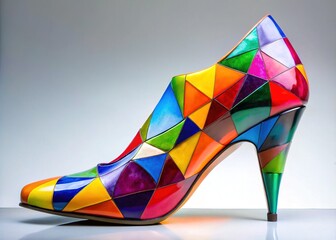 Colorful Heel Spur Modern Art - colorful, modern art, heel spur