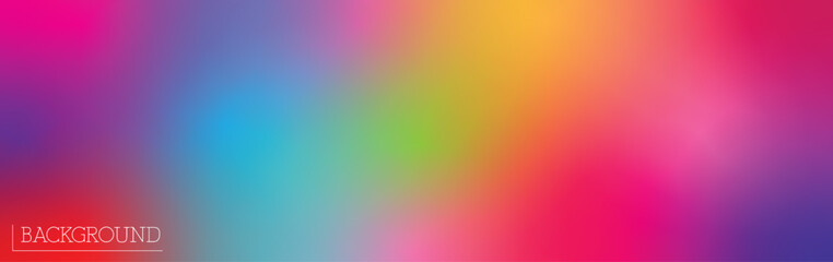 Smooth and blurry colorful gradient mesh background. Modern bright rainbow colors.vector eps10