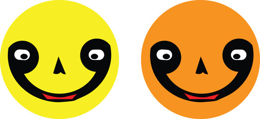 set of faces and emojy