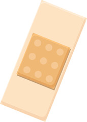 Simple, single use adhesive bandage with a square gauze pad, useful for covering and protecting minor wounds