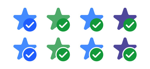 blue green check mark icons, check mark icon, verified badge icon tick symbol vector approved check mark icon, approved icon, verified