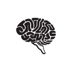 brain icon symbol sign vector