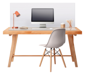 PNG Desk furniture computer table.