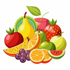 A Collection of Freshly Cut Fruit