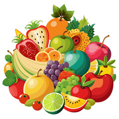 A Colorful Assortment of Fresh Fruits and Vegetables