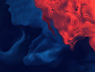 abstract blue and red pattern background 
