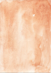 Brown Watercolor Wash Paper Background