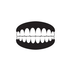 tooth  icon symbol sign vector
