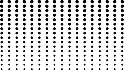 Seamless halftone dots pattern in fill style. Set of Smooth dots Vector illustration spraying on white background. Gradient dots Abstract background of black. Polka dot pattern. Texture Background