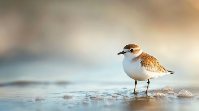 Kentish Plover's charm in nature.