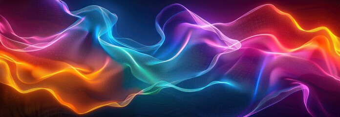 Obraz premium Abstract Colorful Waves