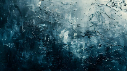 Abstract Blue Textured Background with Uneven Surface and Deep Colors