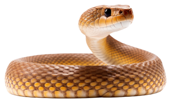 PNG Adult Monocled cobra snake reptile animal.