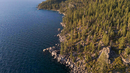 Lake Tahoe Secret Cove – malerische Landschaft am kristallklaren Bergsee