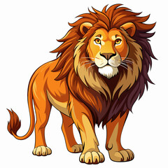 A Majestic Lion With a Thick, Fluffy Mane