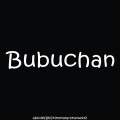 Obraz premium Hand drawn modern alphabet vector set