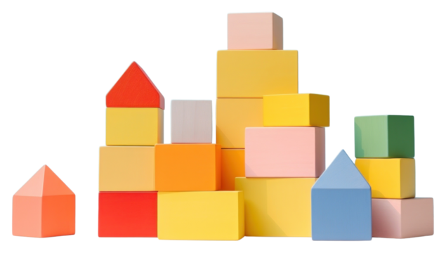 PNG Toy building block construction transparent background