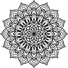 Mandala design Illustration  vector .