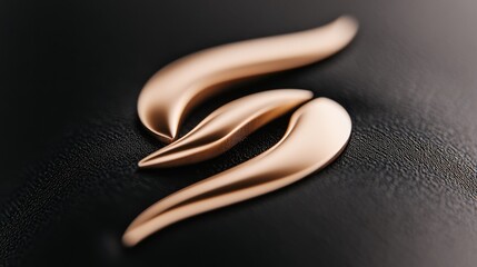 Elegant and modern logo design for a luxury hair salon featuring sleek typography and a subtle gold accent evoking a feeling of sophistication and highend style