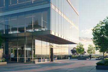 Exterior of a modern start up office