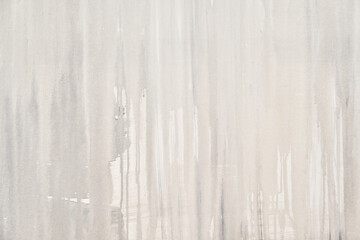 Close-up of the light texture of the canvas with light paint. A modern drawing for design. Grunge style background, messy style with space to copy. A place for your design. High quality photo