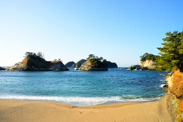 Fototapeta premium 堂ヶ島 静岡県賀茂郡西伊豆町仁科