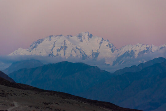 Nanga Parbat in Pakistan from Fairy Meadows