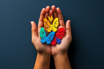 Charity as a catalyst for transformation, illustrated with vibrant colors and symbols representing change and progress