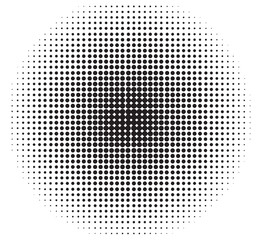Halftone gradient. Dotted gradient, smooth dots spraying and halftones dot background seamless.eps10