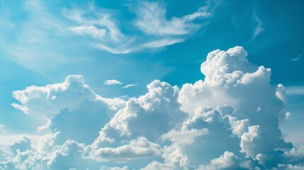 blue sky and clouds