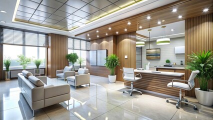 Fototapeta premium Modern Dental Lobby