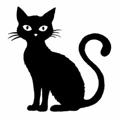 Halloween Cat Bundle Cut File, Cat Witch Svg, Clipart, Vector SVG 