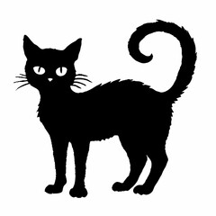Halloween Cat Bundle Cut File, Cat Witch Svg, Clipart, Vector SVG 