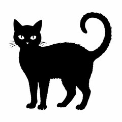 Halloween Cat Bundle Cut File, Cat Witch Svg, Clipart, Vector SVG 