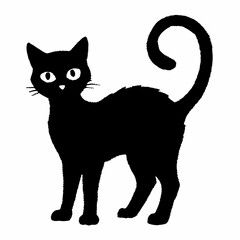 Halloween Cat Bundle Cut File, Cat Witch Svg, Clipart, Vector SVG 