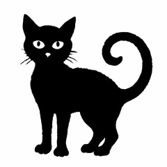 Halloween Cat Bundle Cut File, Cat Witch Svg, Clipart, Vector SVG 