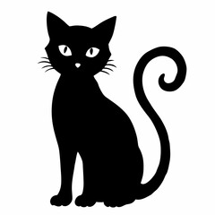 Halloween Cat Bundle Cut File, Cat Witch Svg, Clipart, Vector SVG 