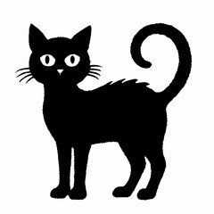 Halloween Cat Bundle Cut File, Cat Witch Svg, Clipart, Vector SVG 