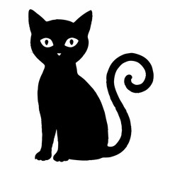 Halloween Cat Bundle Cut File, Cat Witch Svg, Clipart, Vector SVG 