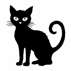 Halloween Cat Bundle Cut File, Cat Witch Svg, Clipart, Vector SVG 