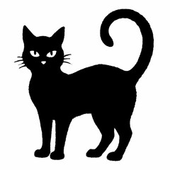 Halloween Cat Bundle Cut File, Cat Witch Svg, Clipart, Vector SVG 