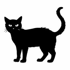 Halloween Cat Bundle Cut File, Cat Witch Svg, Clipart, Vector SVG 