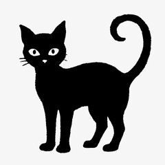 Halloween Cat Bundle Cut File, Cat Witch Svg, Clipart, Vector SVG 